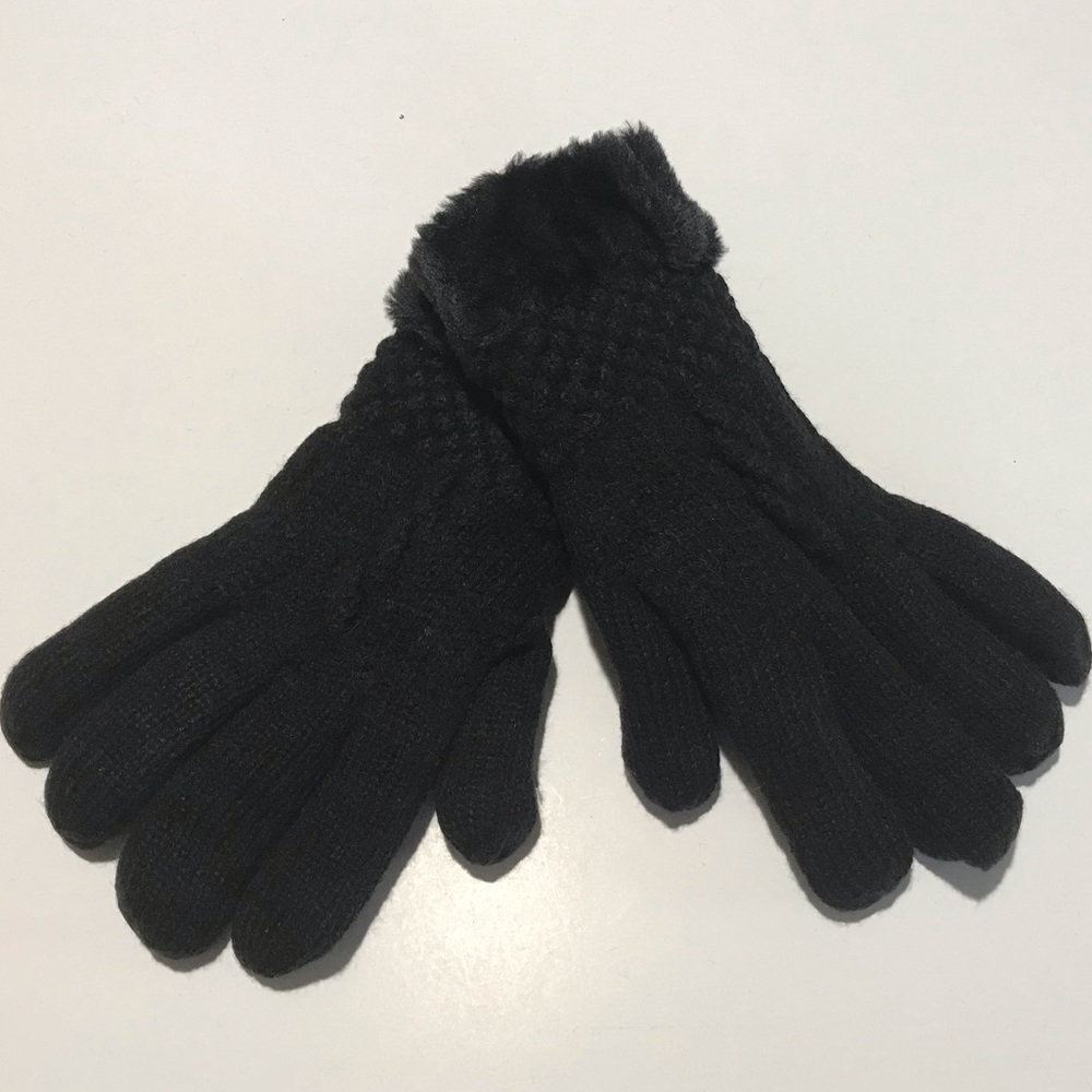 ✅🆕Warm black gloves